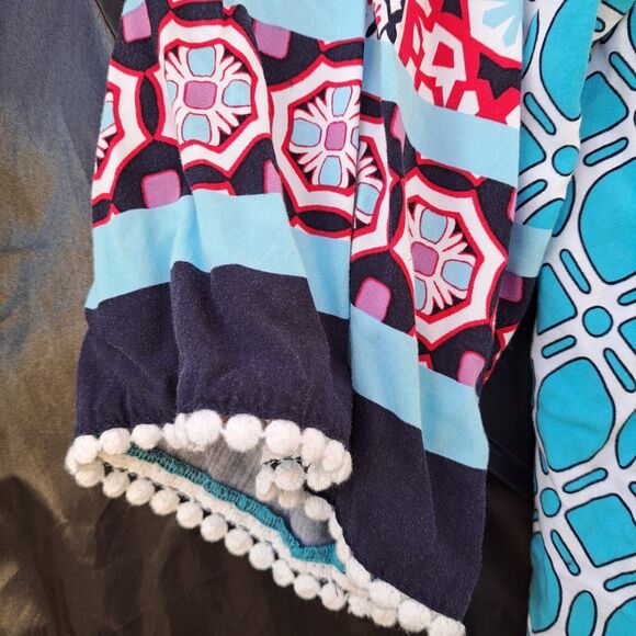 Womens Tunic Top Plus Size 2X  Medallion Tile Crochet Trim Boho Cottage Peasant - Picture 4 of 16